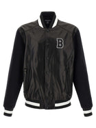 Balmain Varsity Bomber Jacket White