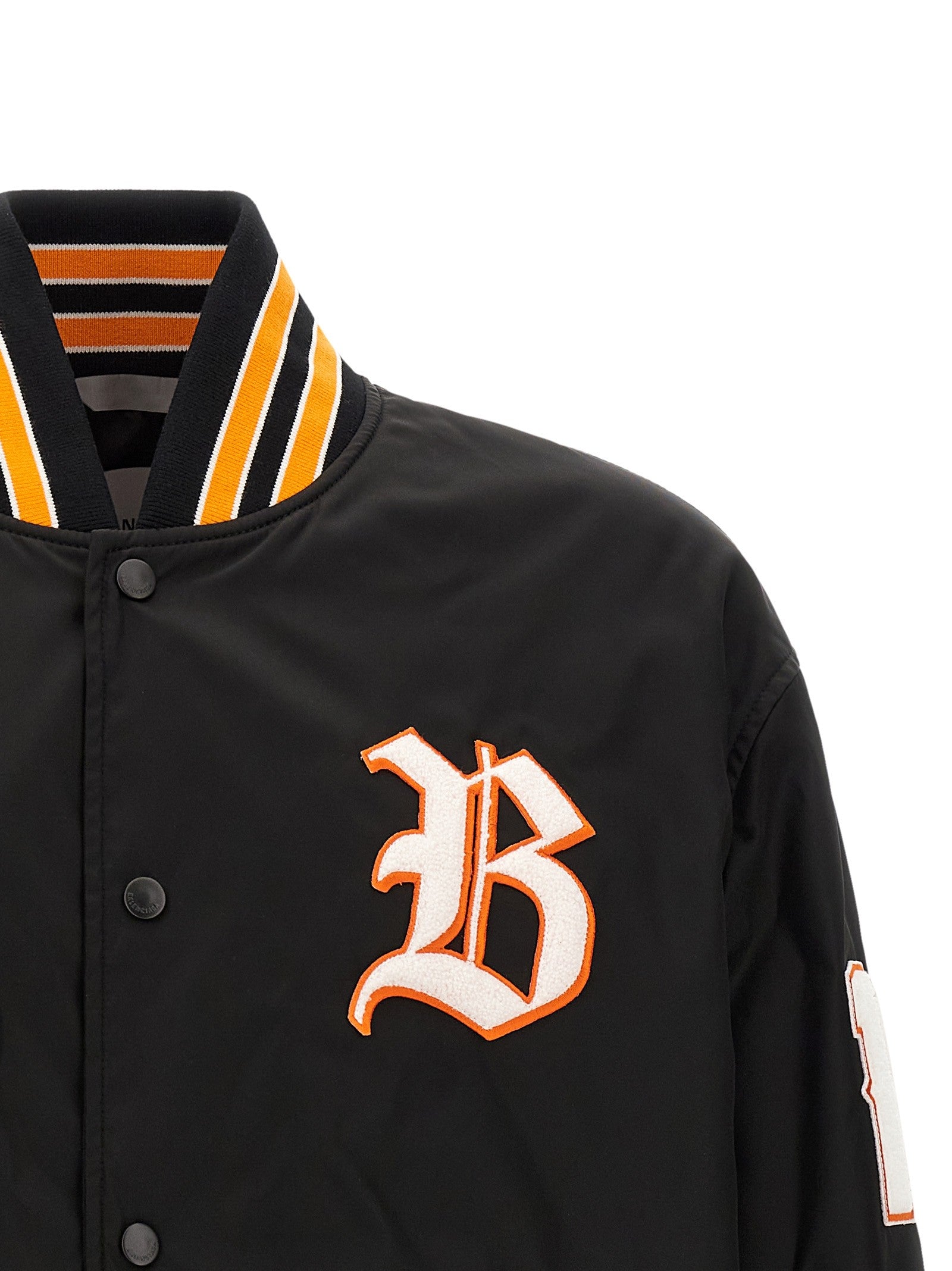 Balenciaga Varsity Bomber Jacket Black