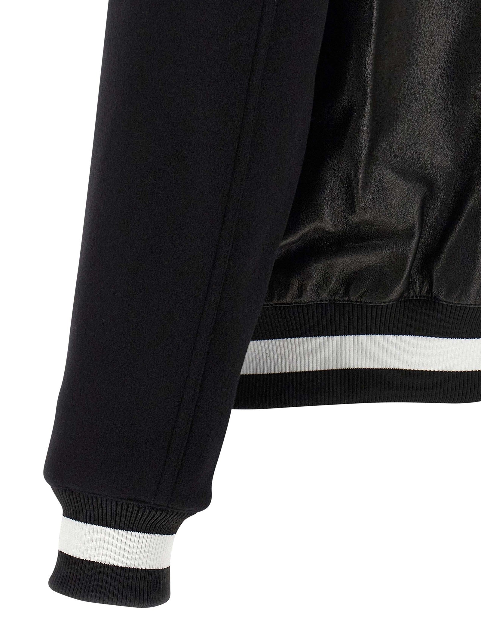 Balmain Varsity Bomber Jacket White