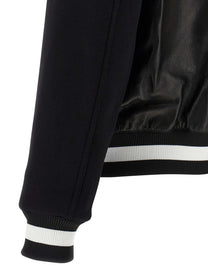 Balmain Varsity Bomber Jacket White