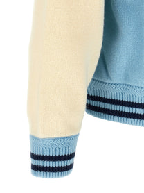 Kenzo Varsity Cardigan Blue