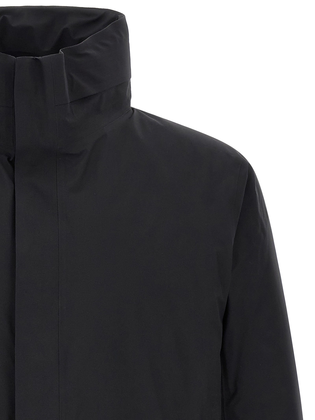 Veilance Black Euler Hardshell Jacket Black, view 3
