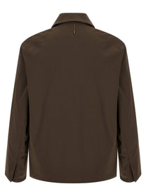 Veilance Sarya Brown Gabardine Jacket Brown, view 2