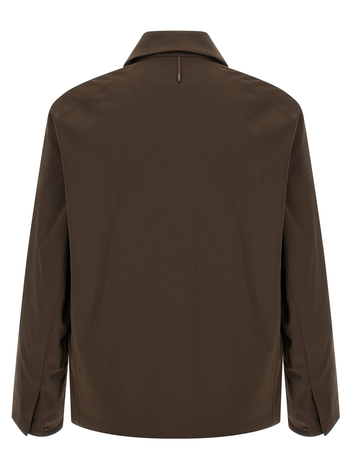 Veilance Sarya Brown Gabardine Jacket Brown, view 2