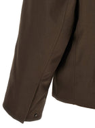 Veilance Sarya Brown Gabardine Jacket Brown, view 4
