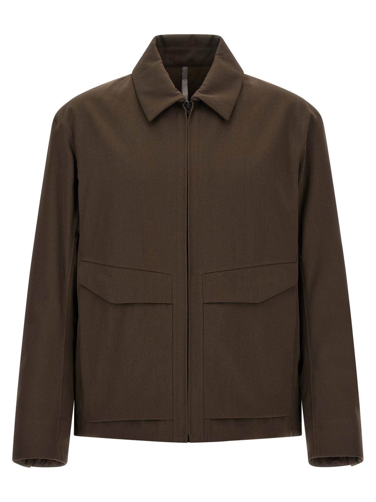 Veilance Sarya Brown Gabardine Jacket Brown