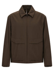 Veilance Sarya Brown Gabardine Jacket Brown