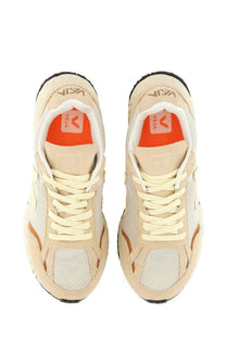 Veja women’s condor royale sneaker multicolor with beige and orange mesh and suede upper and black rubber sole