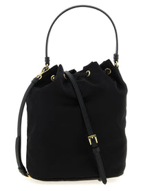 Prada Vela Bucket Bag Black