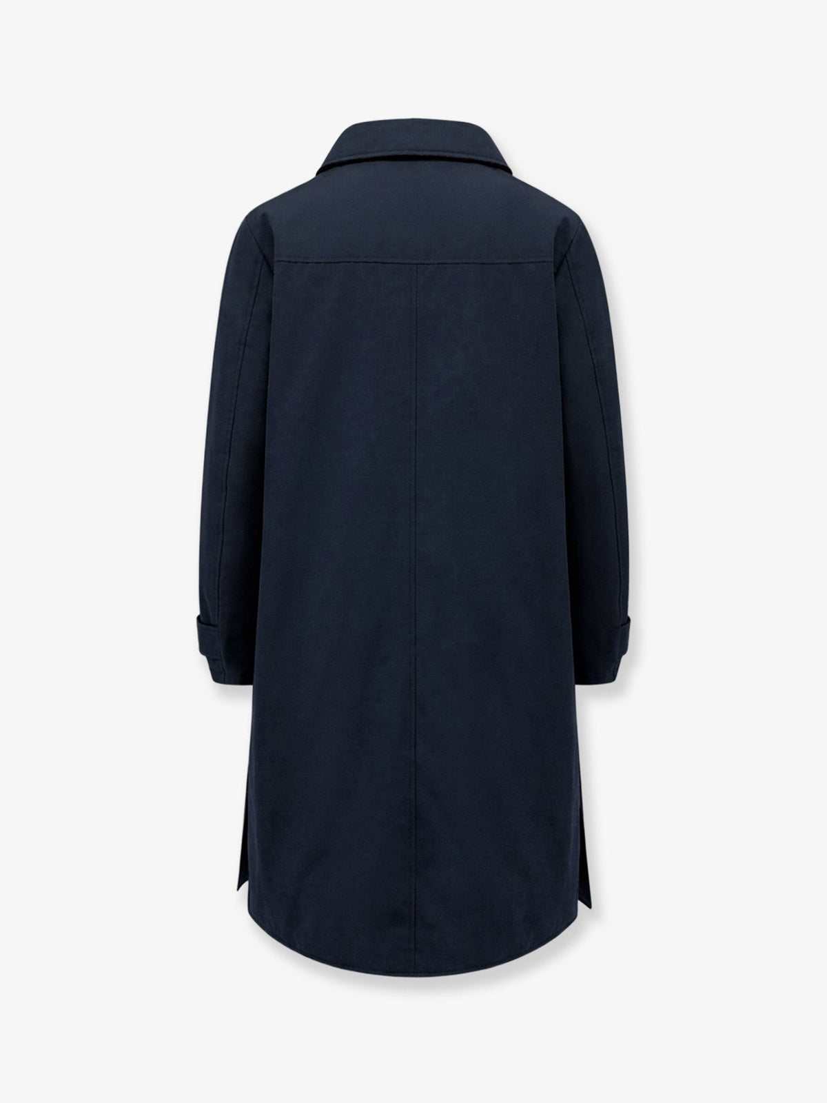 ASPESI Women's Vellutata Cotton Blend Coat Blue