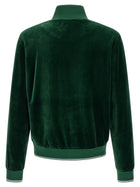 Casablanca Velour Sweatshirt Green, view 2