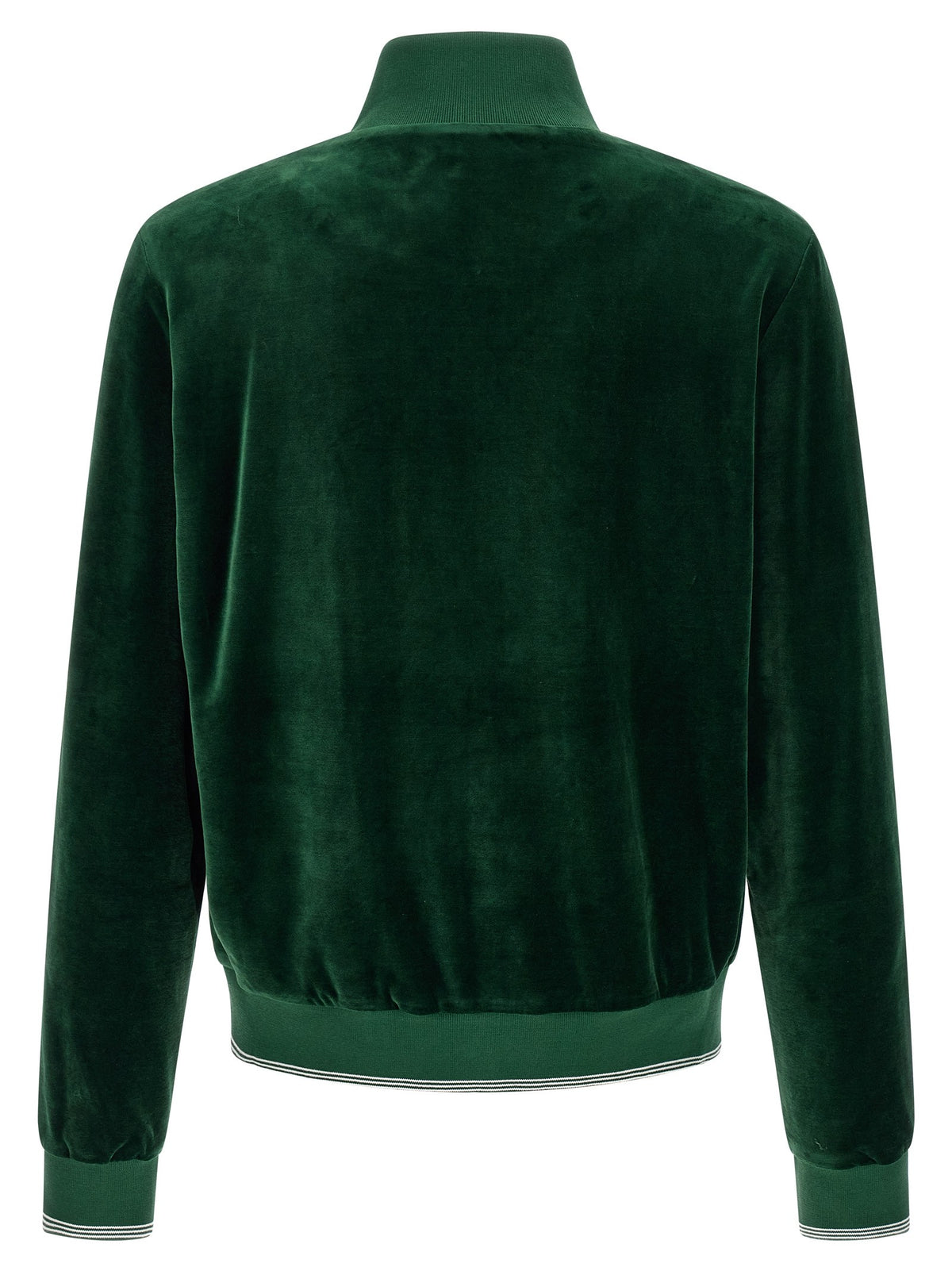 Casablanca Velour Sweatshirt Green, view 2