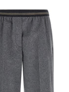 Miu Miu Velour Wool Pants Grey, view 3