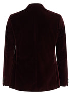 Pal Zileri Velvet Blazer Red, view 2