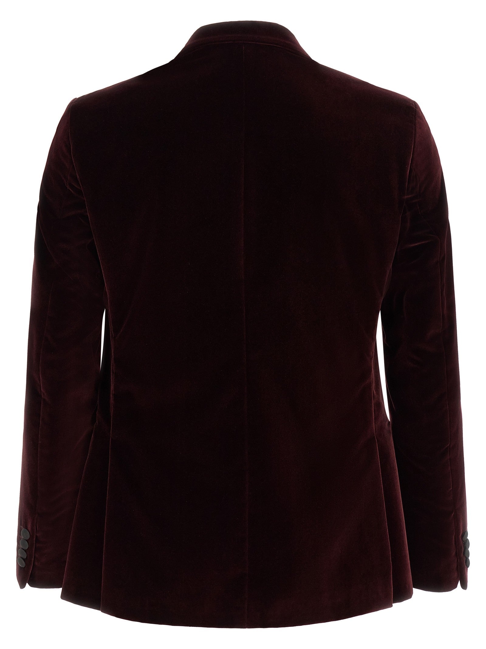 Pal Zileri Velvet Blazer Red