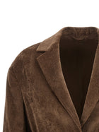 Brunello Cucinelli Women's Corduroy Blazer SIGARO, view 3