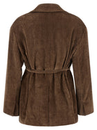 Brunello Cucinelli Women's Corduroy Blazer SIGARO, view 2