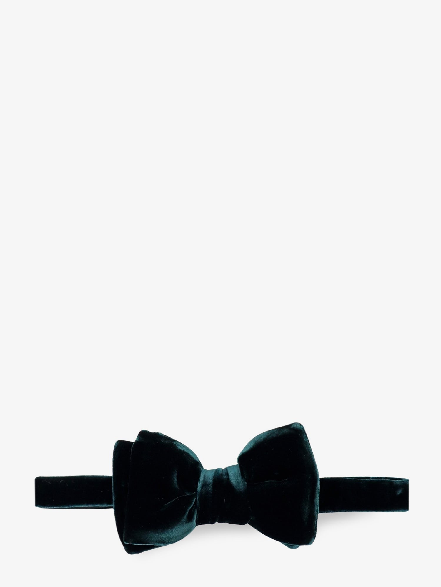Tom Ford Men's Velvet Bow Tie Green