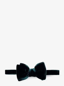 Tom Ford Men's Velvet Bow Tie Green