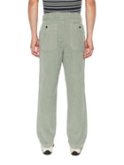 C.P. Company Men's Velvet Chino Pants Green, view 3