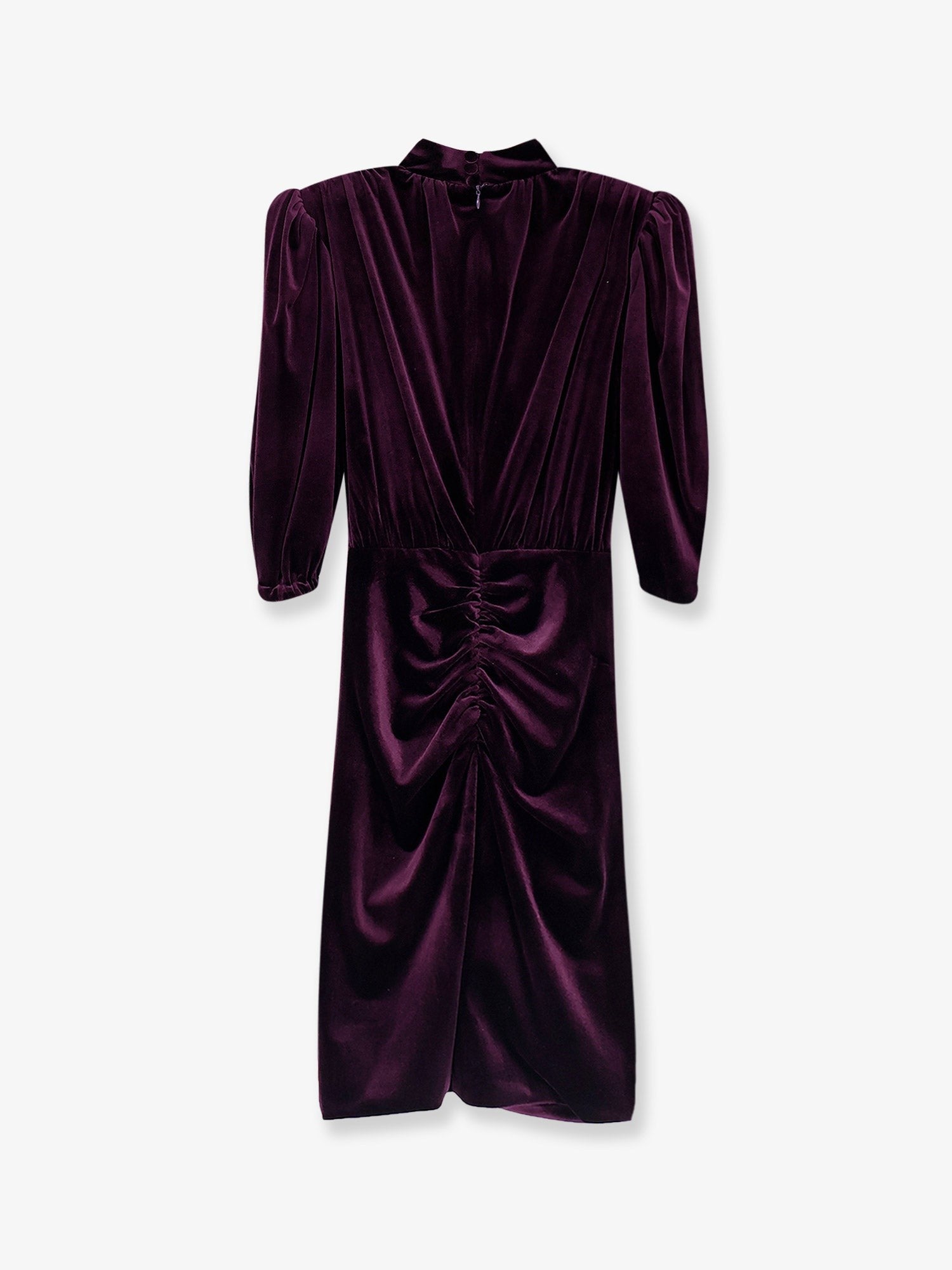 Actualee Women's Velvet Dress Purple