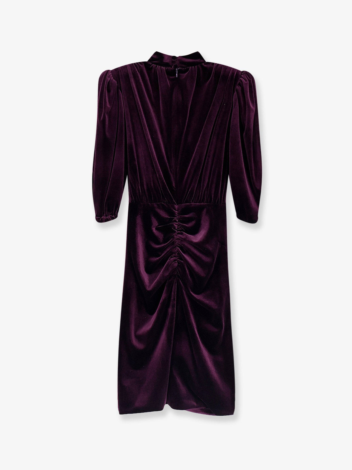 Actualee Women's Velvet Dress Purple, view 2