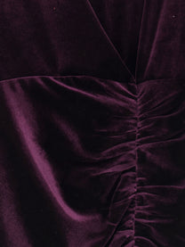 Actualee Women's Velvet Dress Purple
