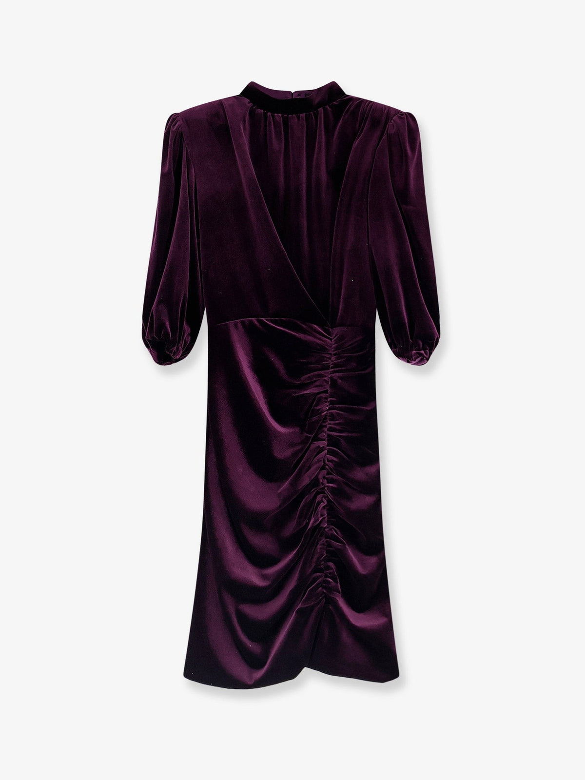 Actualee Women's Velvet Dress Purple