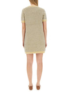 Tory Burch Women's Velvet Dress White, view 3