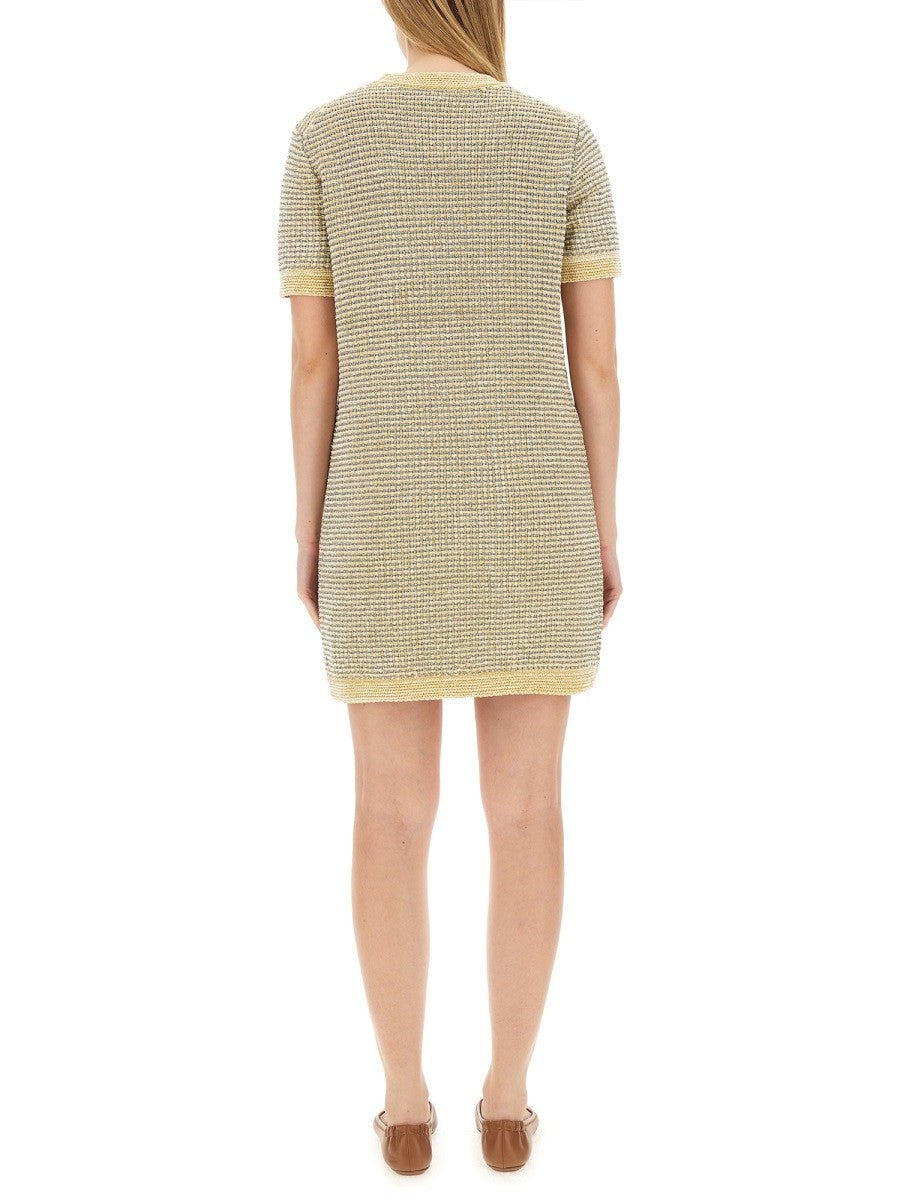 Tory Burch Women's Velvet Dress White, view 3