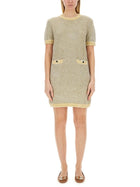 Tory Burch Women's Velvet Dress White