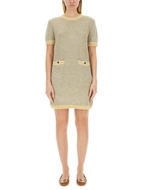 Tory Burch Women's Velvet Dress White