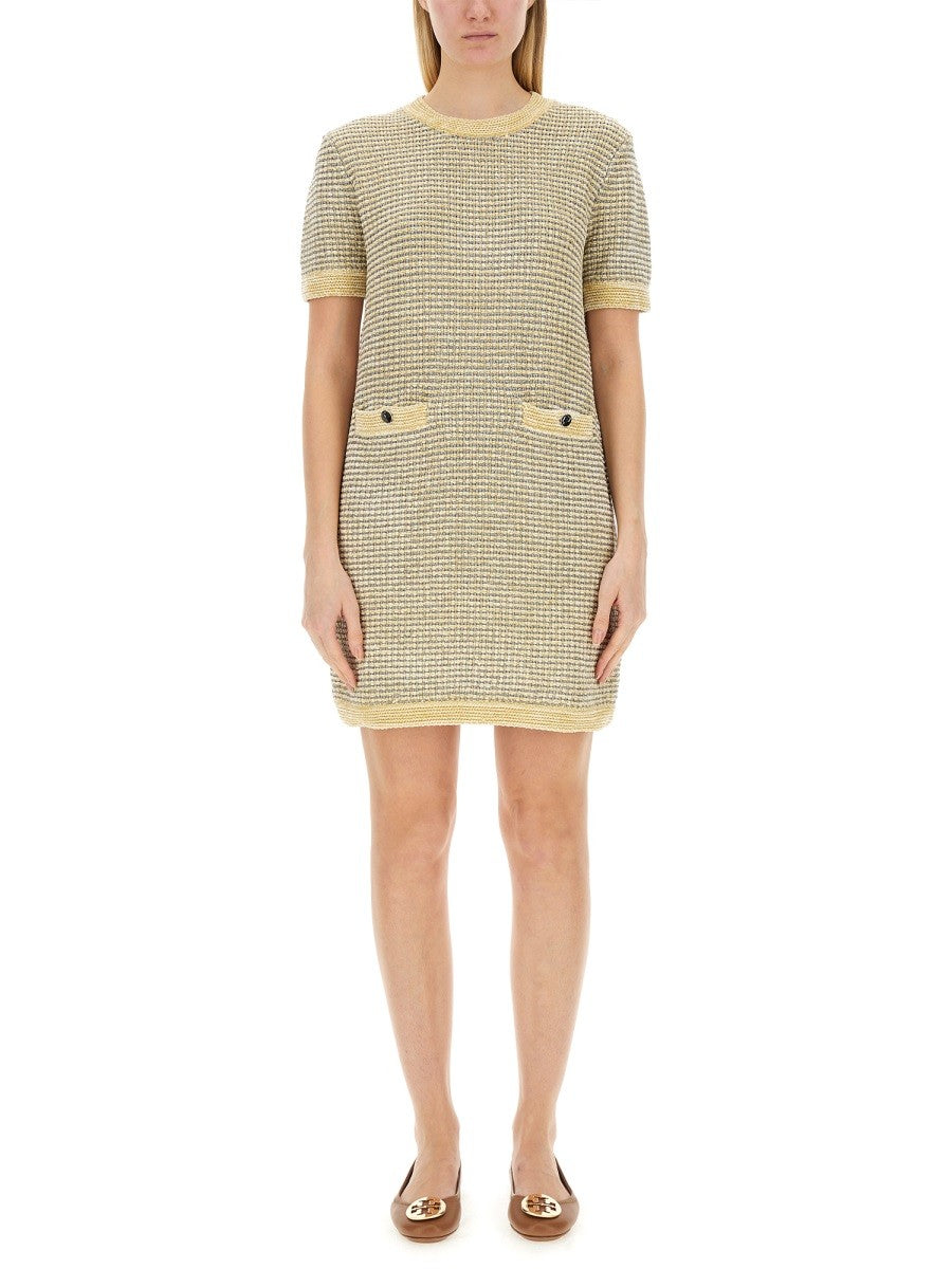 Tory Burch Women's Velvet Dress White