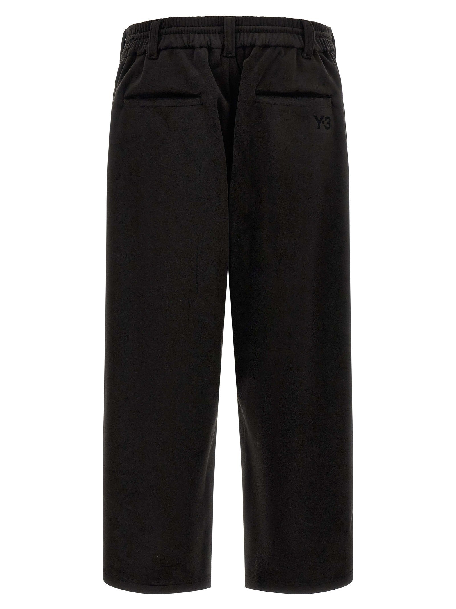 Y-3 Velvet Effect Joggers Black