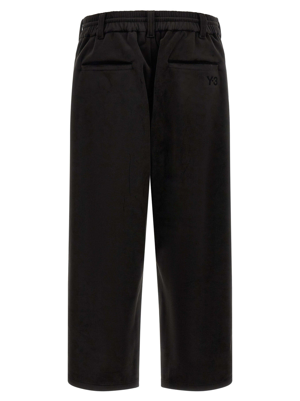 Y-3 Velvet Effect Joggers Black, view 2