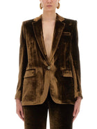 ETRO Women's Velvet Jacket Brown