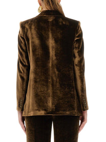 ETRO Women's Velvet Jacket Brown
