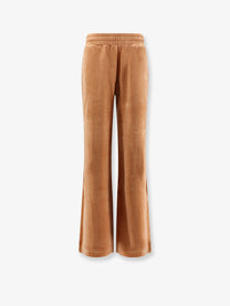 Chloé Women's Velvet Joggers Trousers Grey
