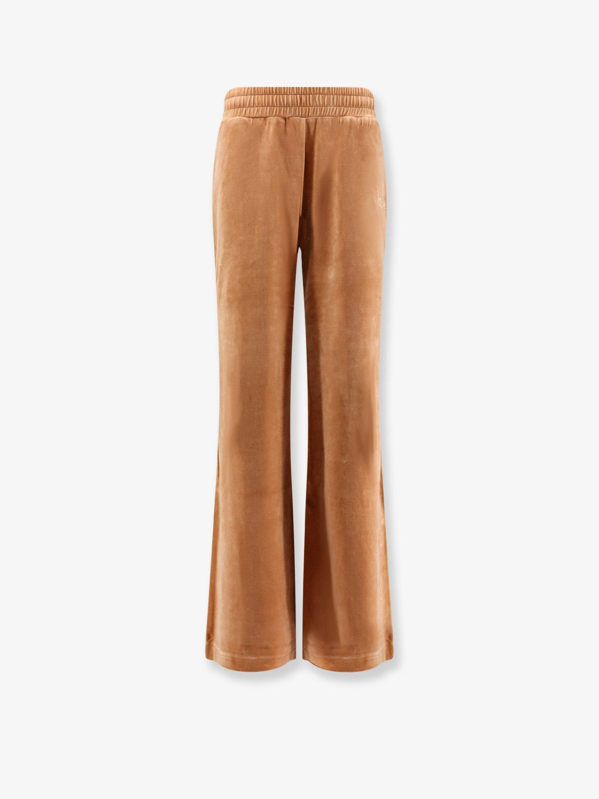 Chloé Women's Velvet Joggers Trousers Grey