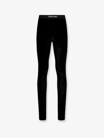 Tom Ford Women's Velvet Leggings Black