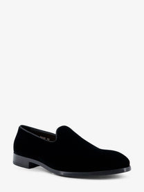 Doucal's Men's Velvet Loafers Black