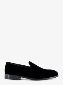 Doucal's Men's Velvet Loafers Black