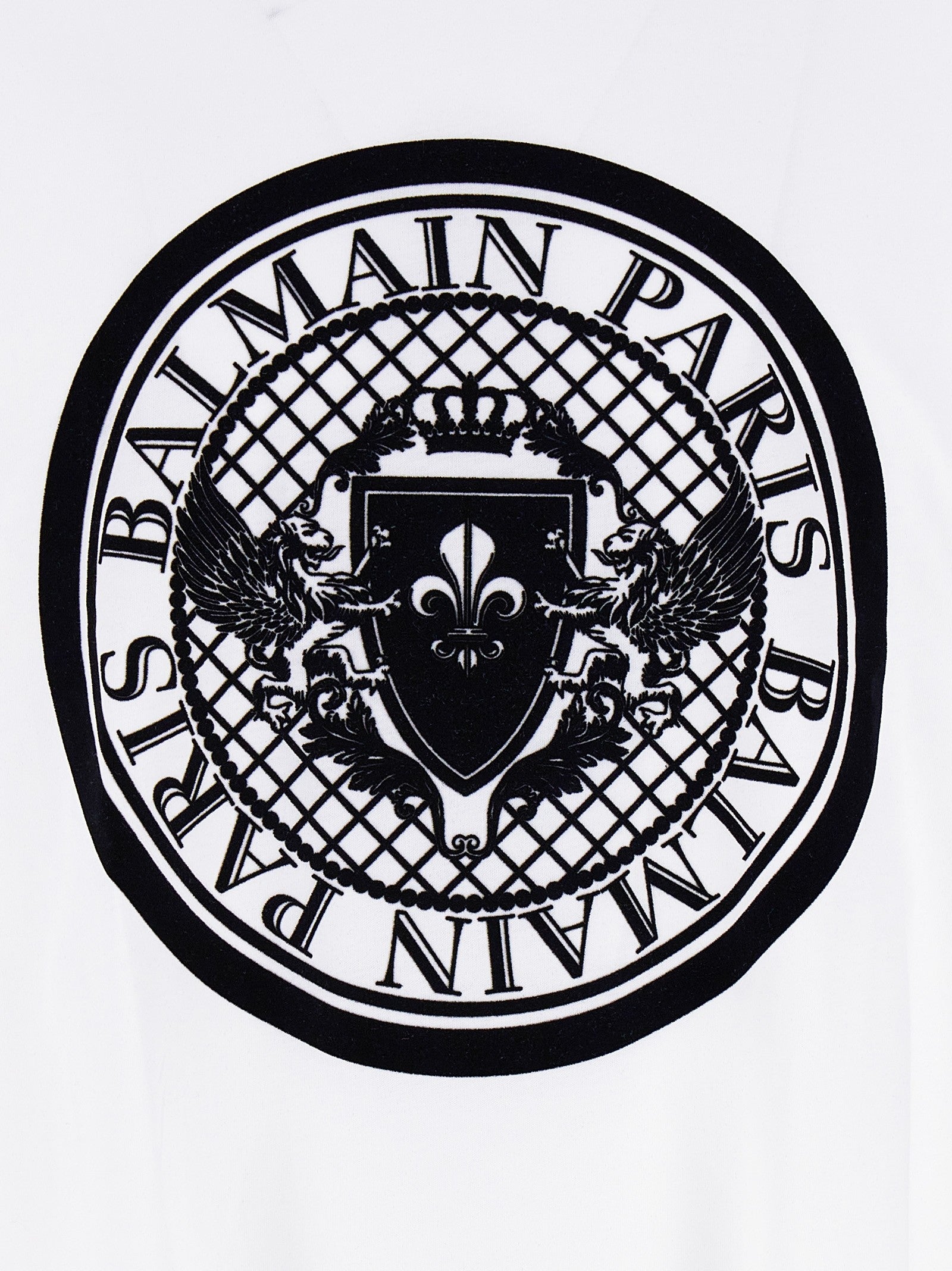 Balmain Velvet Shirt White