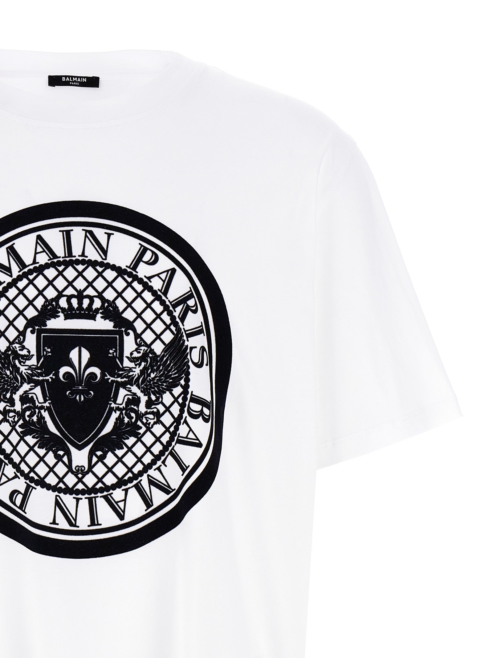 Balmain Velvet Shirt White