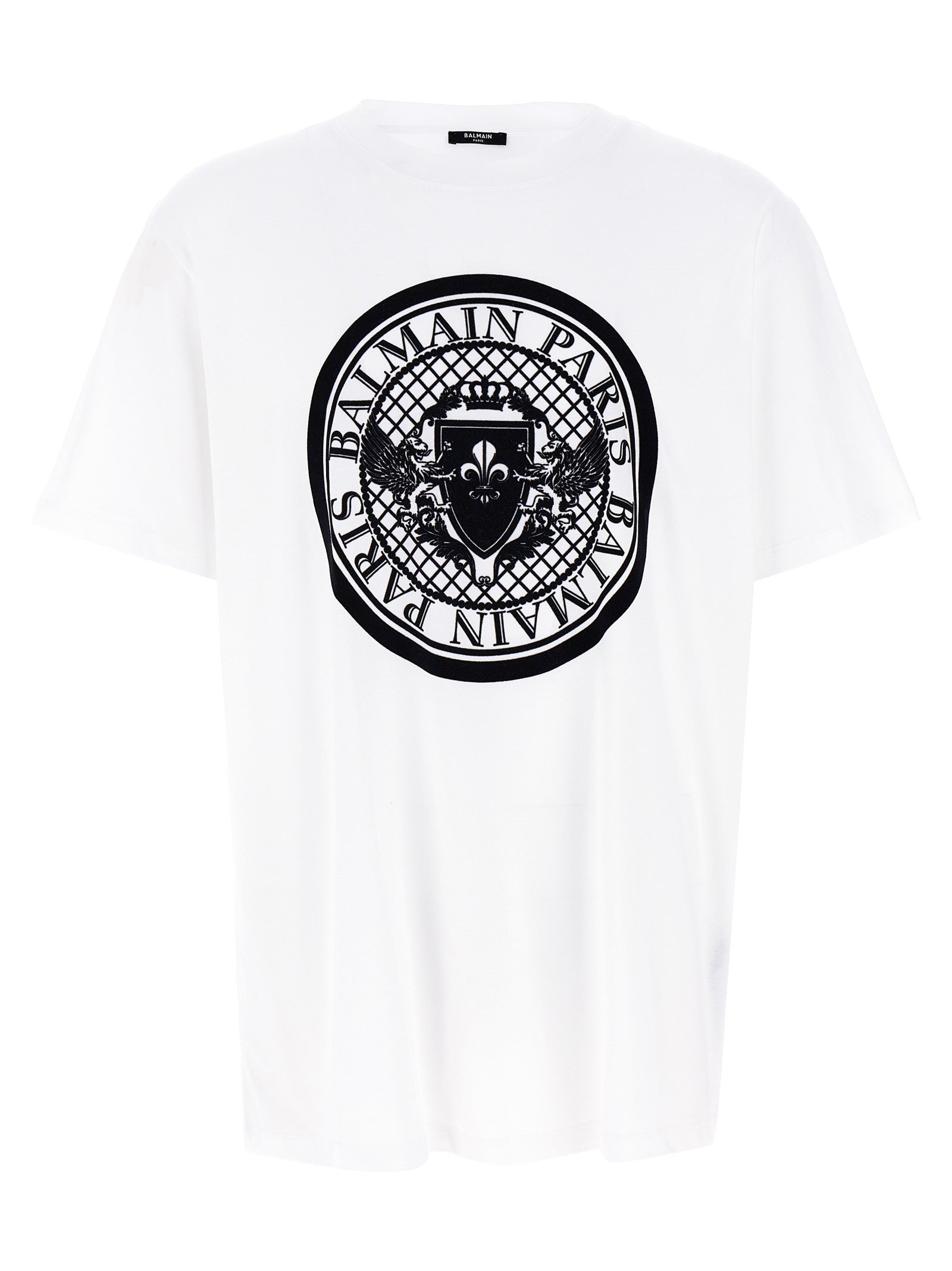 Balmain Velvet Shirt White