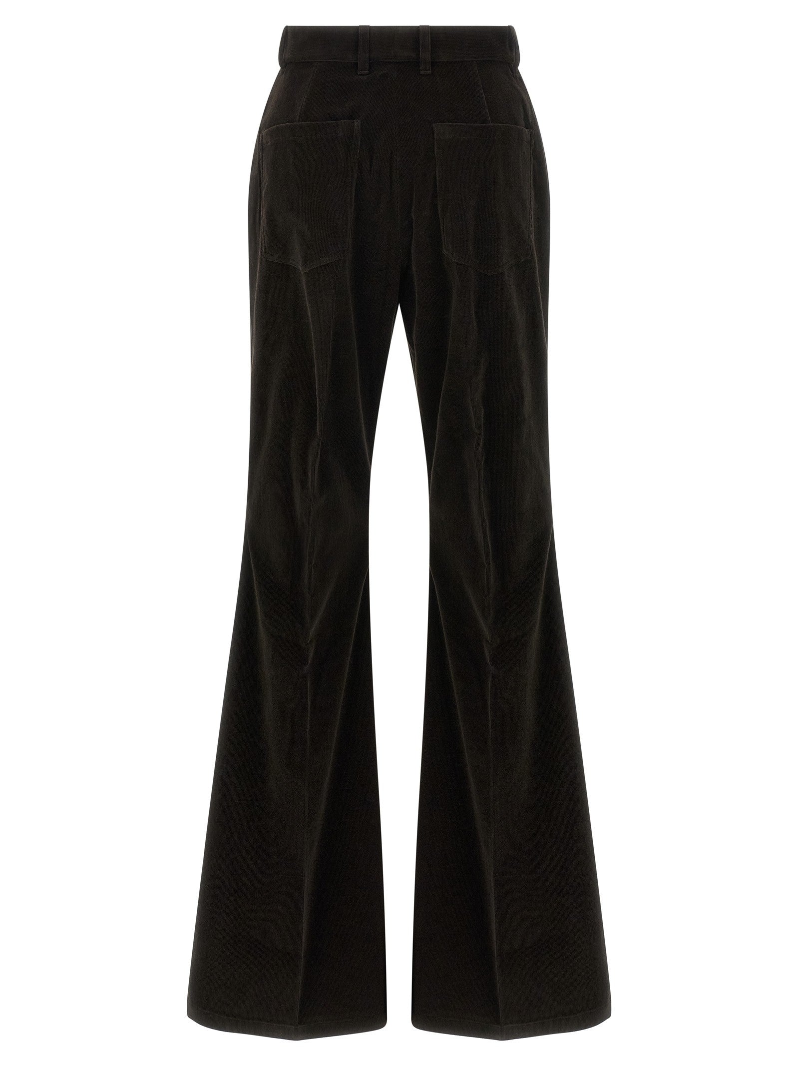 Ferragamo Velvet Pants Brown