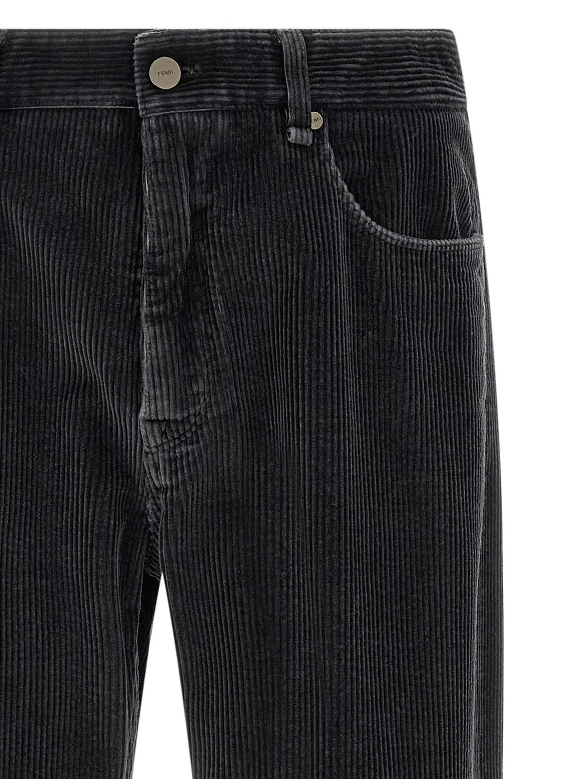 Fendi Velvet Pants Grey, view 3