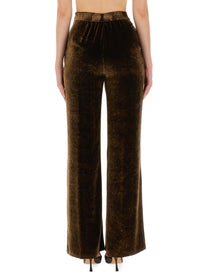 Etro Women's Velvet Pants Brown
