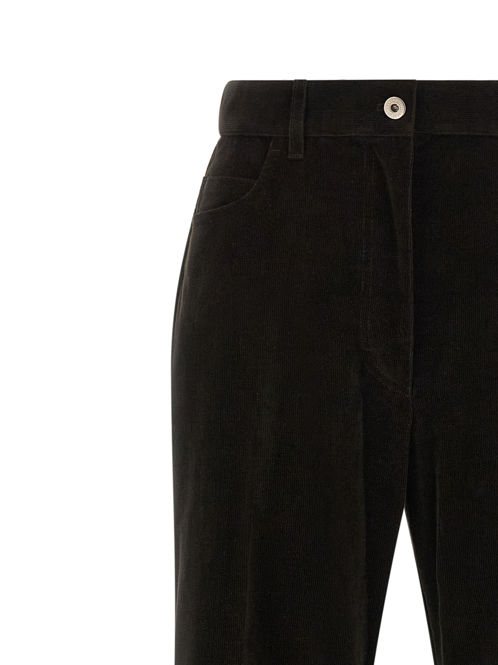 Ferragamo Velvet Pants Brown
