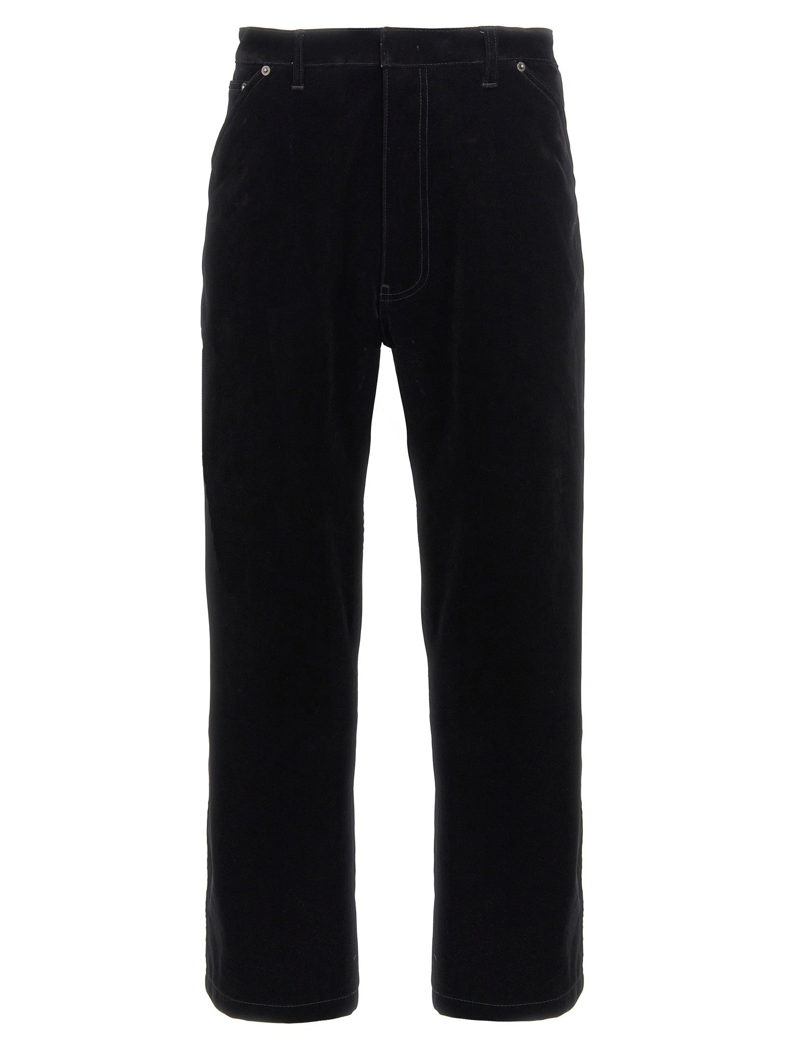 PRADA Velvet Pants Black